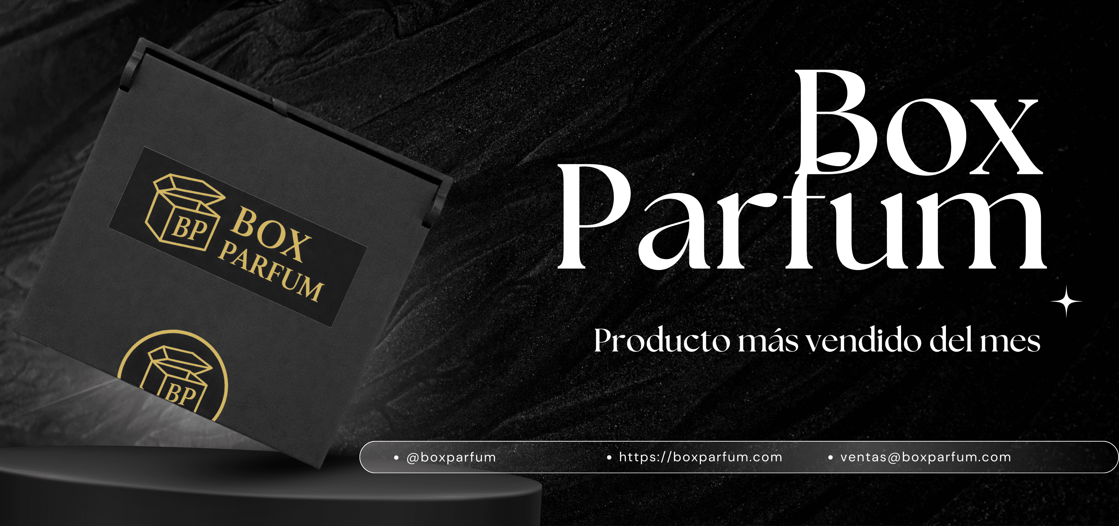Flyer promocional Box Parfum
